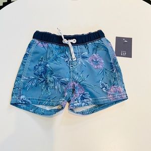 NWT Baby Gap tropical swim trunks